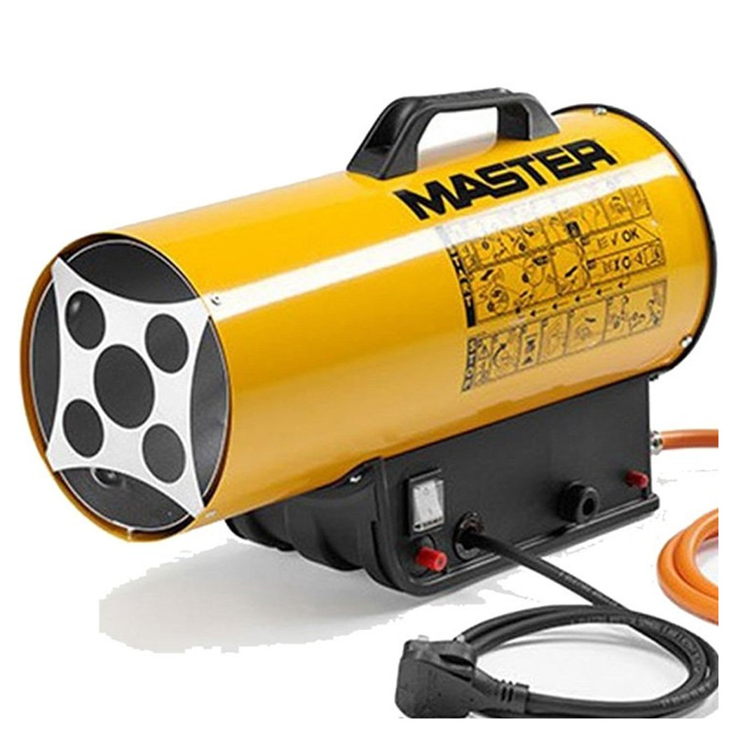 foto del prodotto trade shop - cannone generatore di aria calda riscaldatore a gas portatile regolabile blp 33m -