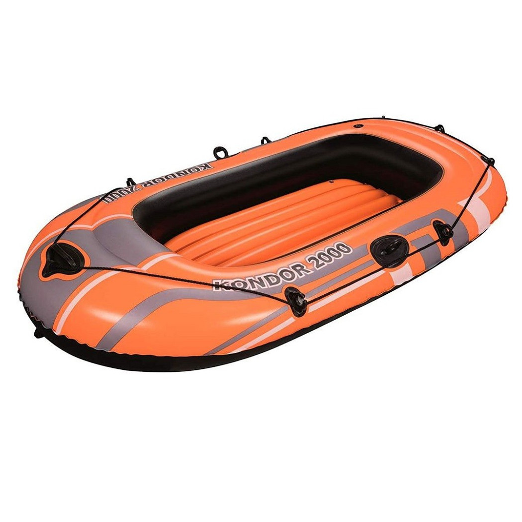 foto del prodotto trade shop - canotto gommone kondor 2000 188x98cm hydro-force 2 persone max 120kg lago 61100 -