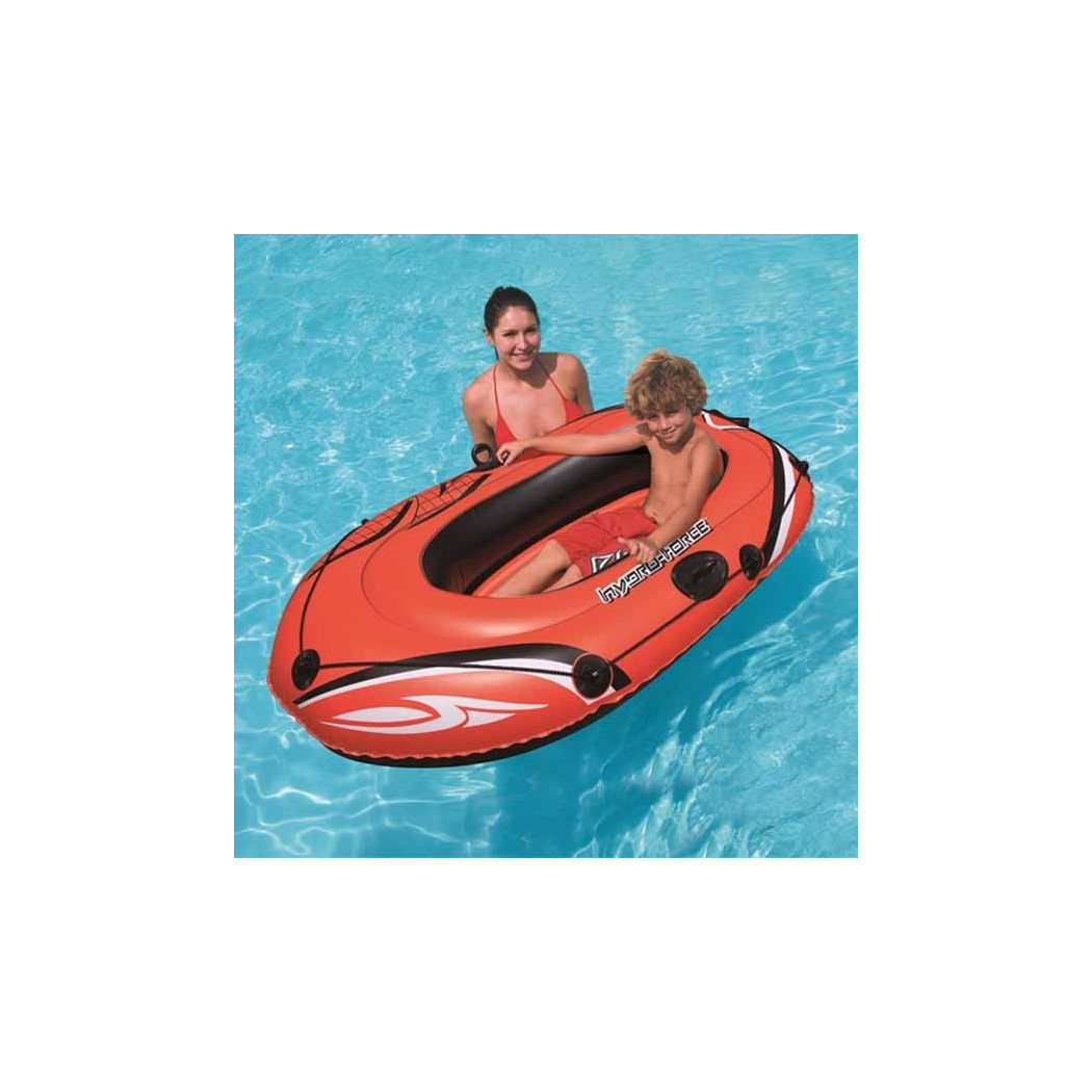 foto del prodotto trade shop canotto gonfiabile per mare e piscina 155 x 97 cm rosso hydroforce 