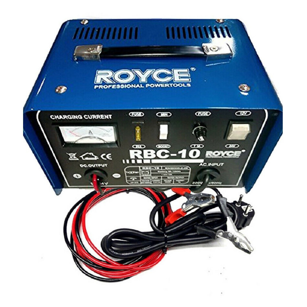 foto del prodotto trade shop carica batteria 12 24v 10a auto moto camper barca caricabatterie portatile 