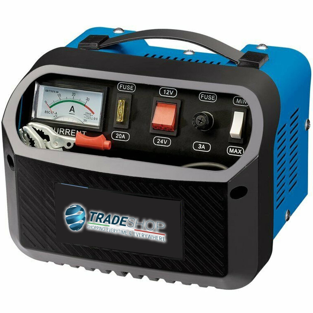 foto del prodotto trade shop carica batterie cb60a auto moto camper barca 12 24v 360w 60a emergenza booster 