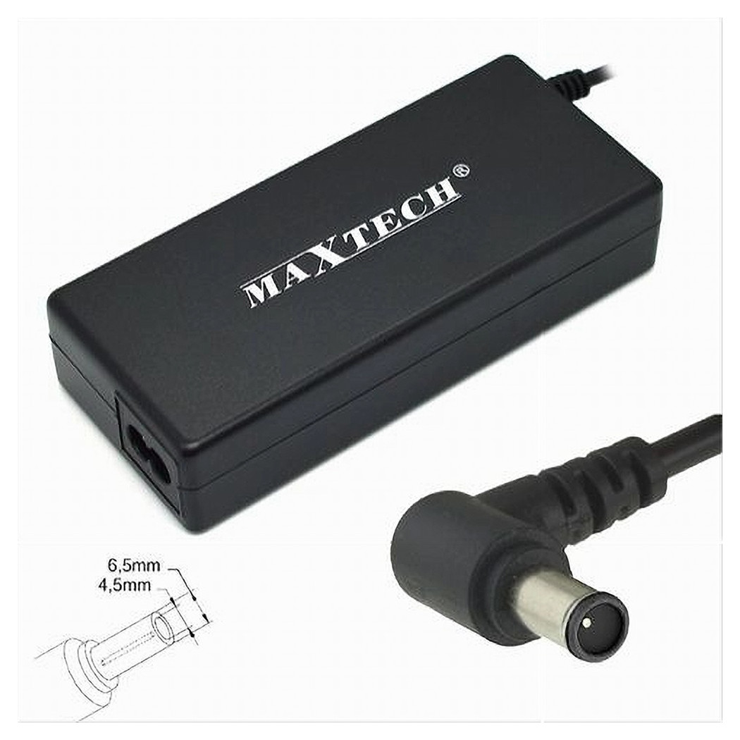 foto del prodotto trade shop caricabatteria notebook pc sony alimentatore batteria ricambio 19,5v maxtech pc ca002 