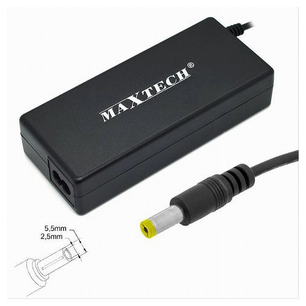 foto del prodotto trade shop caricabatteria pc asus alimentatore batteria ricambio 19v 4.74a 90w maxtech pc ca007 