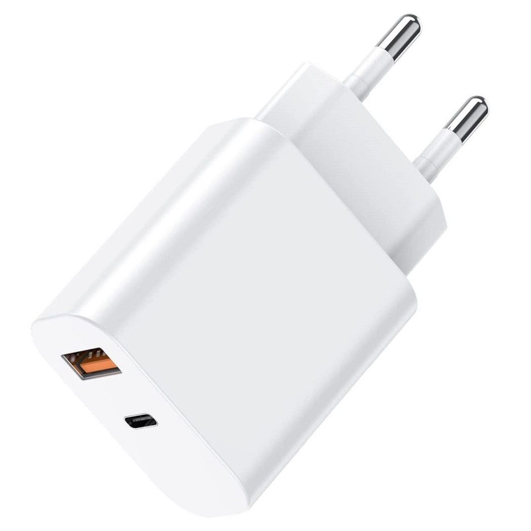 foto del prodotto trade shop caricatore 20w usb a usb c pd 3.0 per iphone xiaomi huawei samsung caricabatteria 