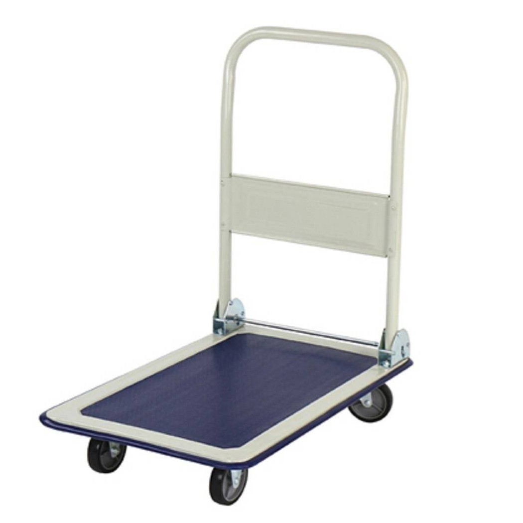 foto del prodotto trade shop carrello porta pacchi professionale portatile pieghevole portapacchi 4 ruote 150kg 