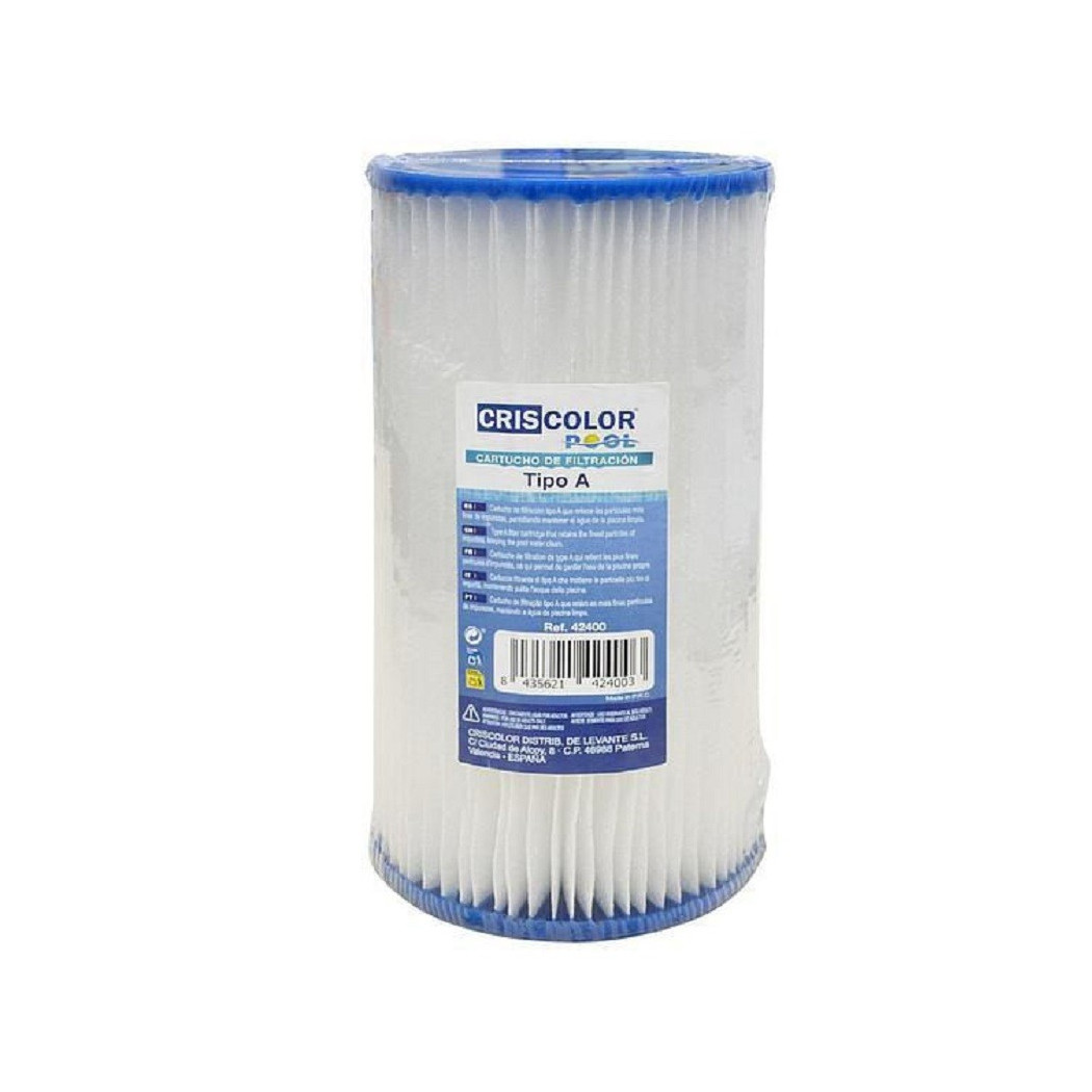 foto del prodotto trade shop cartuccia filtro tipo a universale adatto per pompe piscina di ricambio 42400 