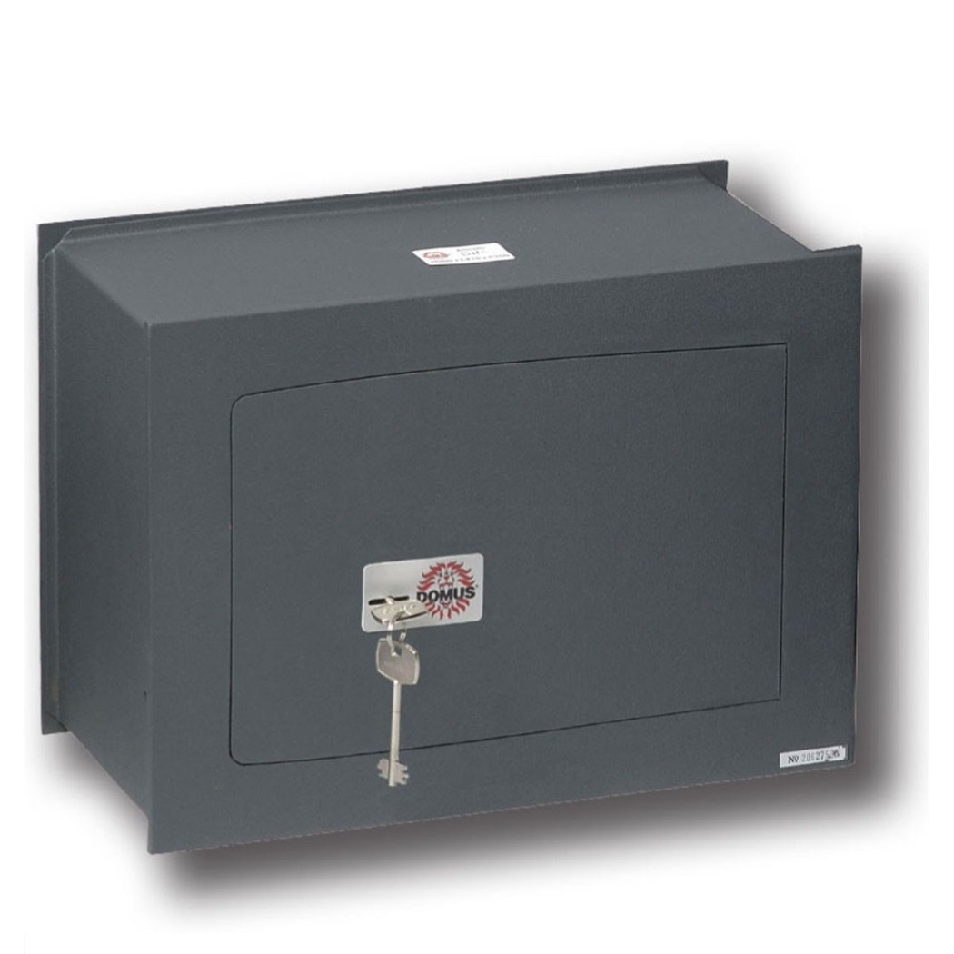 foto del prodotto trade shop cassaforte a muro da incasso blindata acciaio 210x340x200 mm tk 3 technosafe key 
