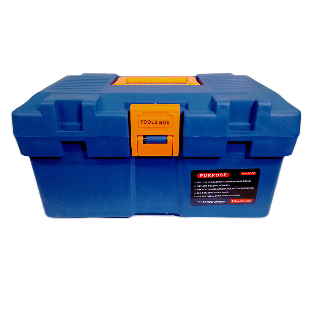 foto del prodotto trade shop cassetta attrezzi inclusa di 47 utensili martello chiavini giravite chiavi torx 