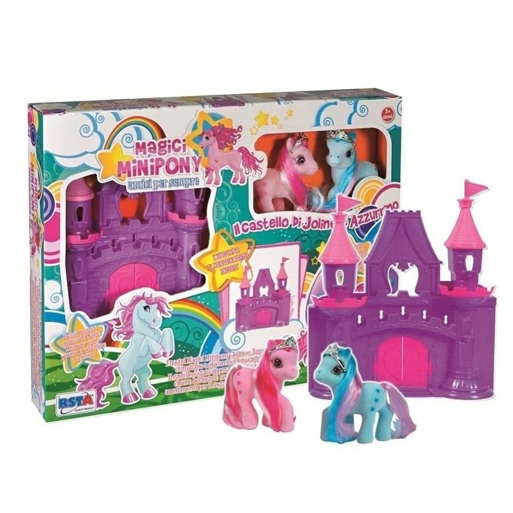 foto del prodotto trade shop castello dei magici mini pony 2 minipony inclusi nella confezione castle magic 