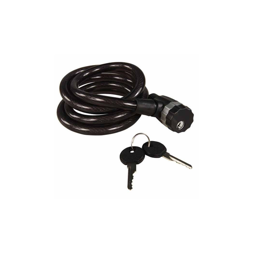 foto del prodotto trade shop catena con lucchetto e 2 chiavi in acciaio per moto e bicilette 1,5 metri 12 mm 