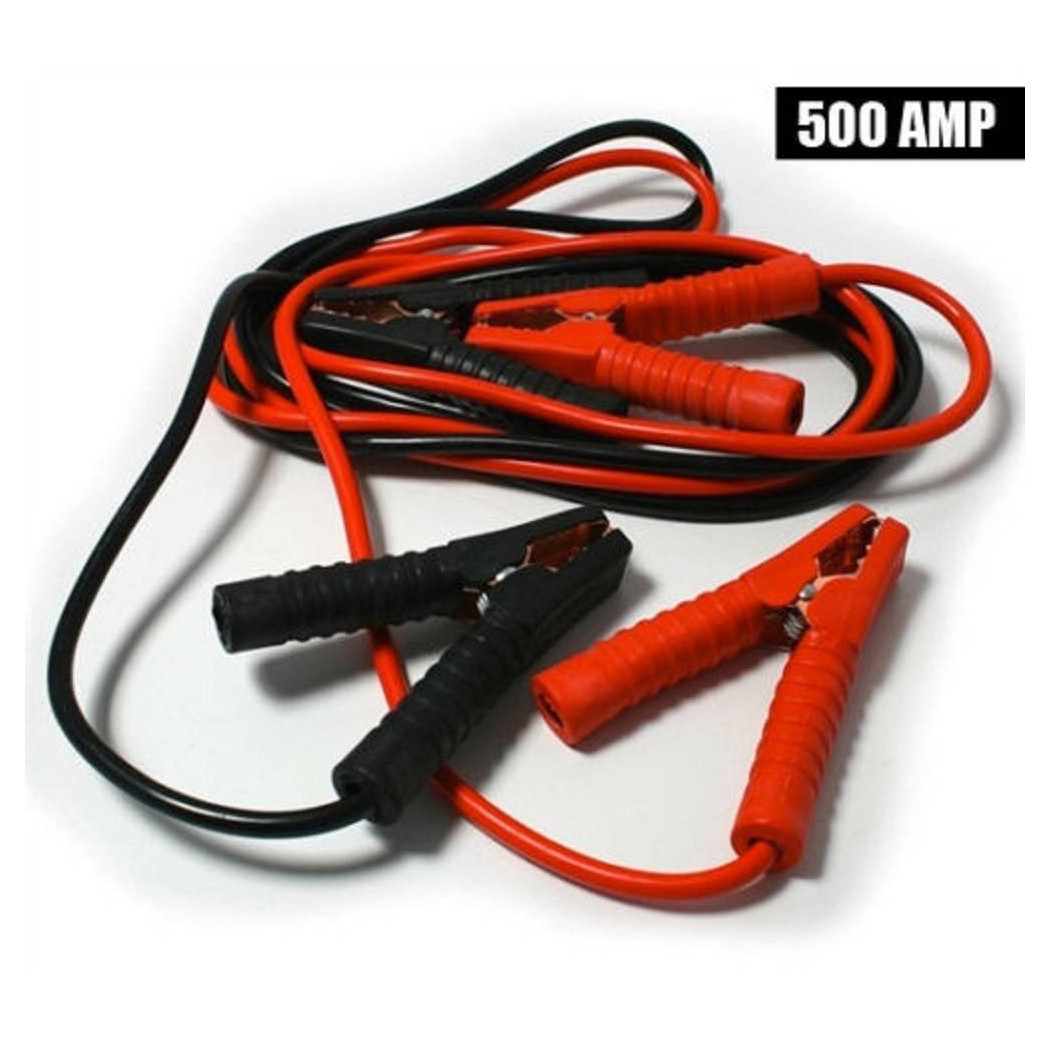 foto del prodotto trade shop cavi di avviamento per collegamento batteria auto 500 amp 3 metri mt jumper 