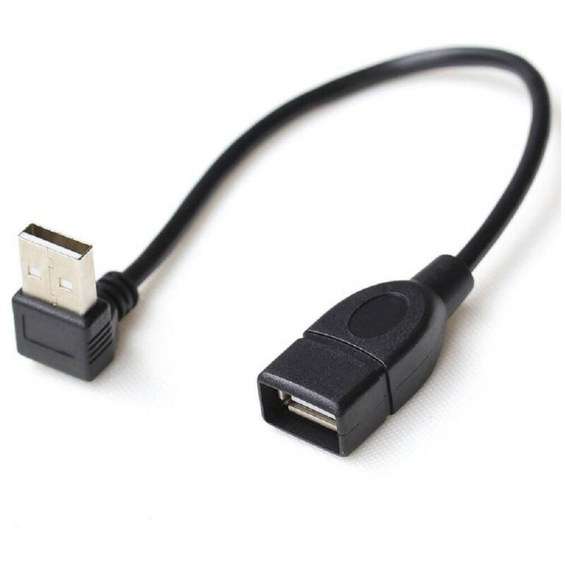 foto del prodotto trade shop cavo adattatore angolare usb 3.0 maschio femmina angolato 90 mini prolunga u325s 