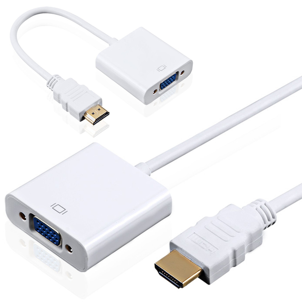foto del prodotto trade shop cavo adattatore convertitore hd da hdmi maschio a vga femmina segnale hdtv 