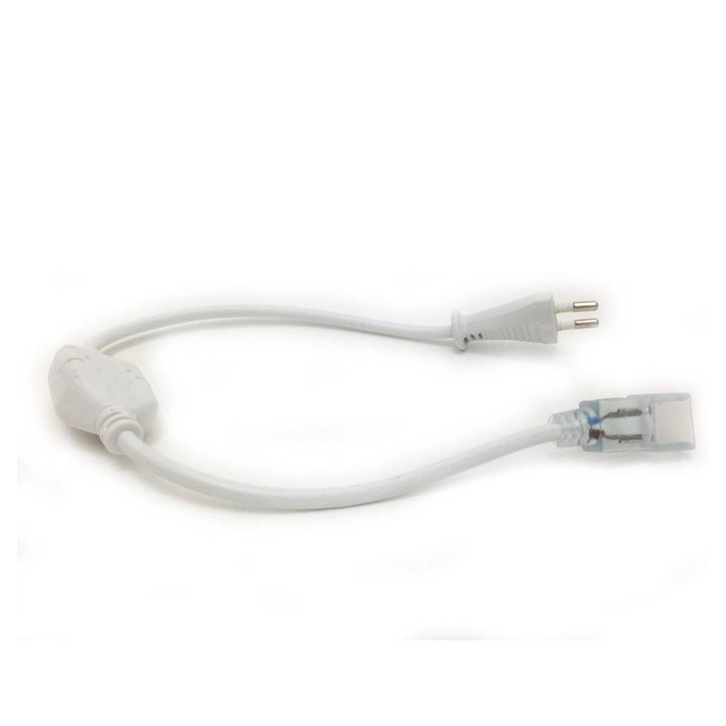 foto del prodotto trade shop cavo di alimentazione con attacco a presa per striscia led stripled spina 220v 
