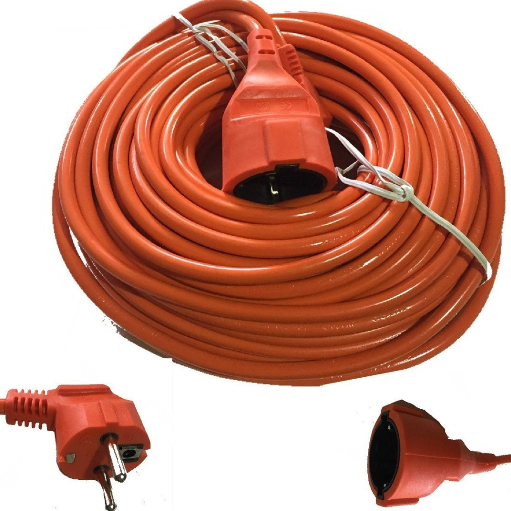 foto del prodotto trade shop cavo prolunga presa schuko elettrica maschio femmina 25 mt metri 16a 