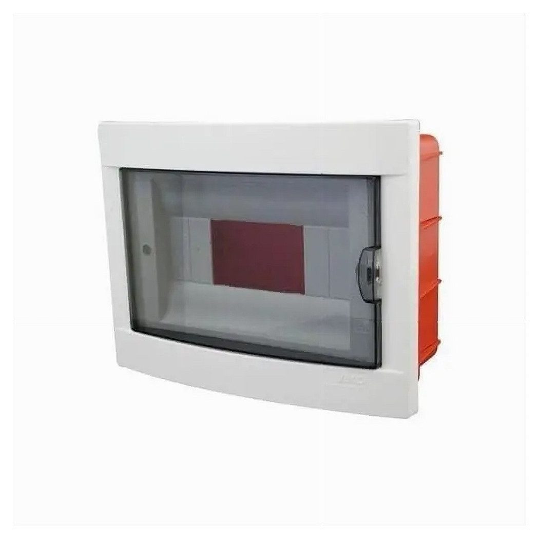 foto del prodotto trade shop centralino quadro elettrico da incasso parete 8 moduli portello fum ip40 fg14308 