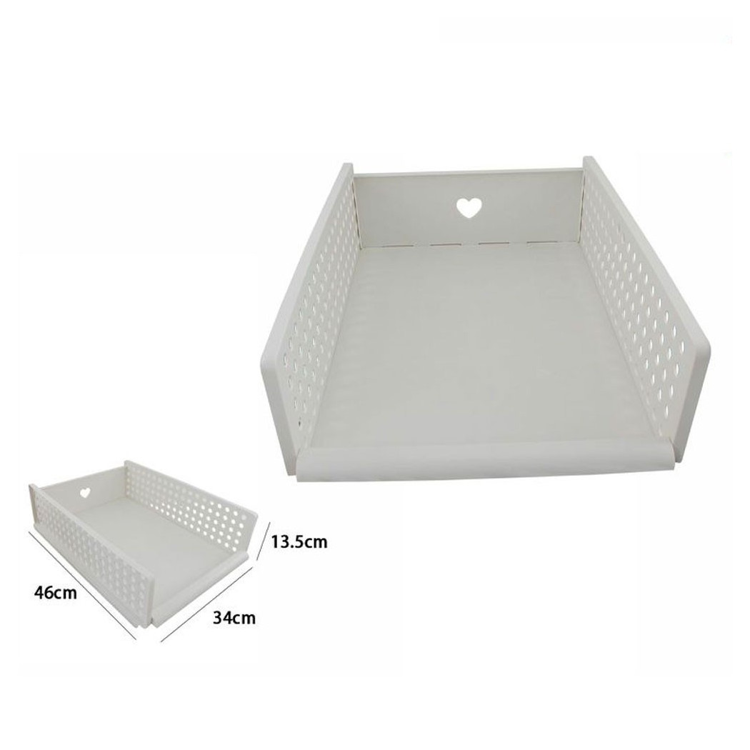 foto del prodotto trade shop cestino portaoggetti organizer rettangolare cesto portatutto scatola 34x46x13.5 