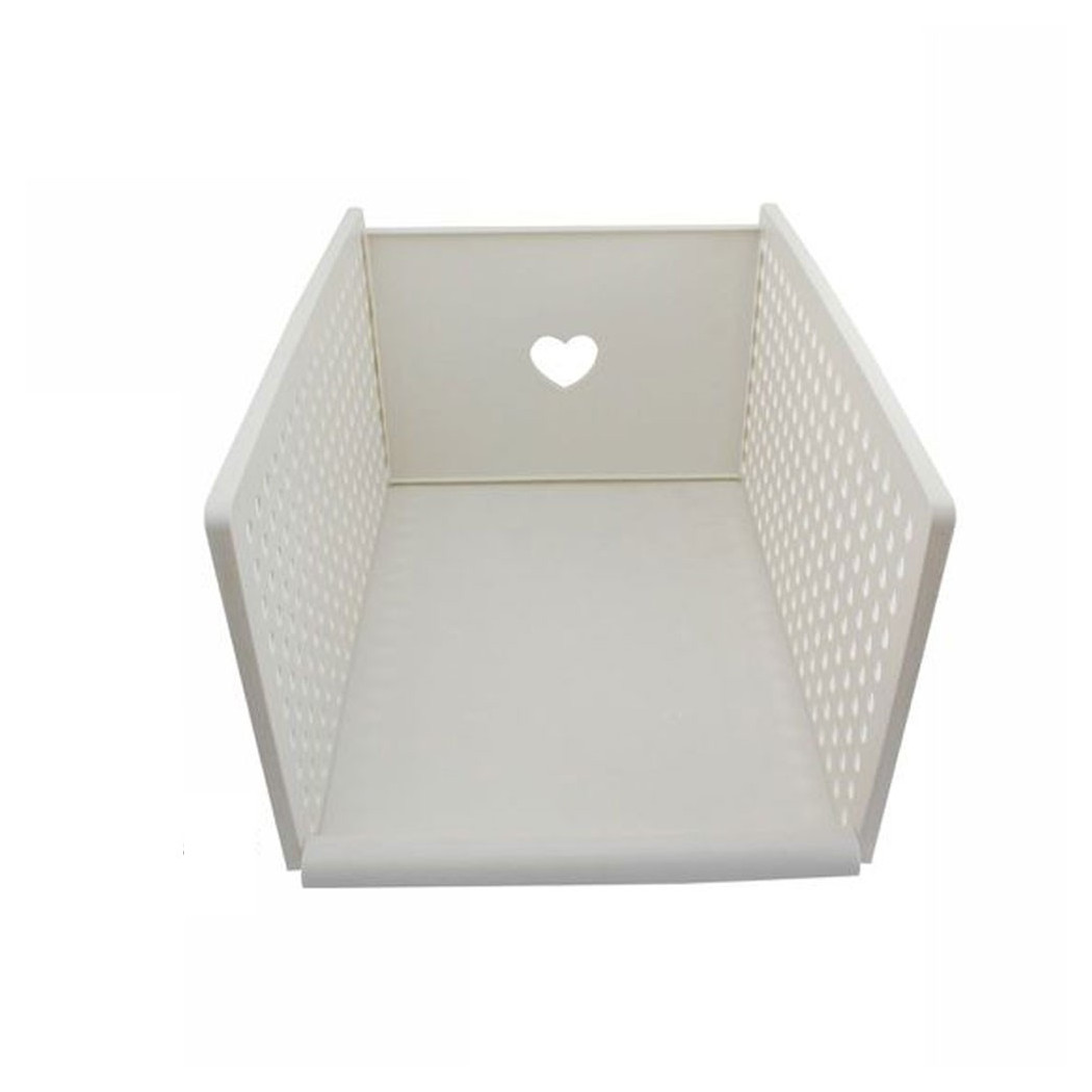 foto del prodotto trade shop cestino portaoggetti organizer rettangolare cesto portatutto scatola 34x46x25.5 