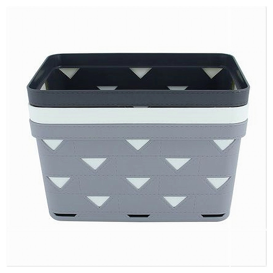 foto del prodotto trade shop cesto cestino porta tutto oggetti organizzatore rettangolare 30x21.5x16 cm 10719 
