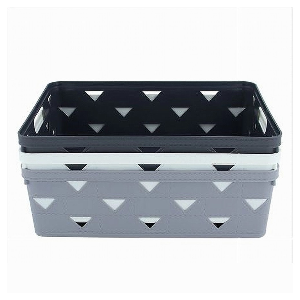 foto del prodotto trade shop cesto cestino porta tutto oggetti organizzatore rettangolare 33x25.6x11 cm 10716 