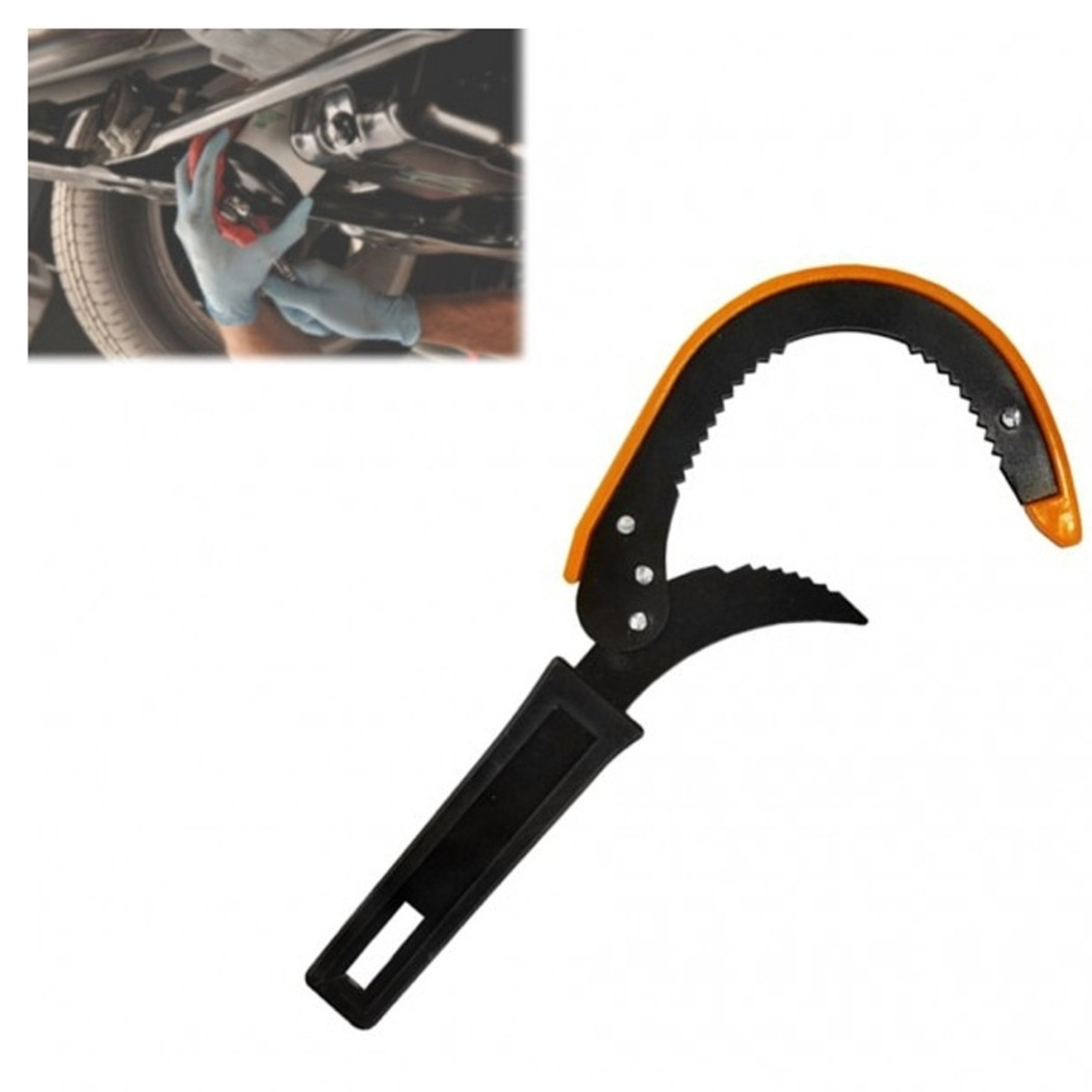 foto del prodotto trade shop chiave con ganasce seghettate universale filtro per auto moto cambio olio motore 