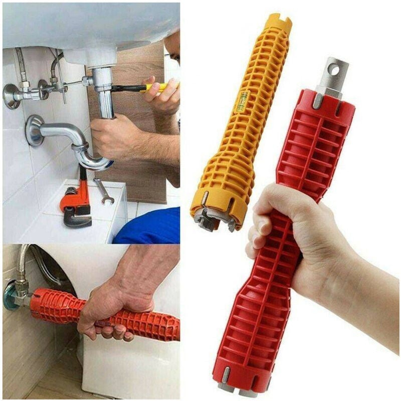 foto del prodotto trade shop chiave multiuso multifunzione per raccordi rubinetti utilizzo in spazi stretti 