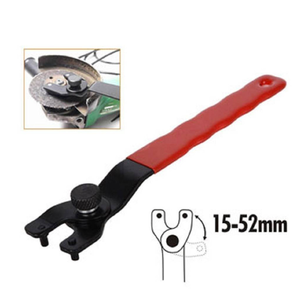 foto del prodotto trade shop - chiave regolabile da 15 a 52 mm per smerigliatrice angolare in metallo 91564 -