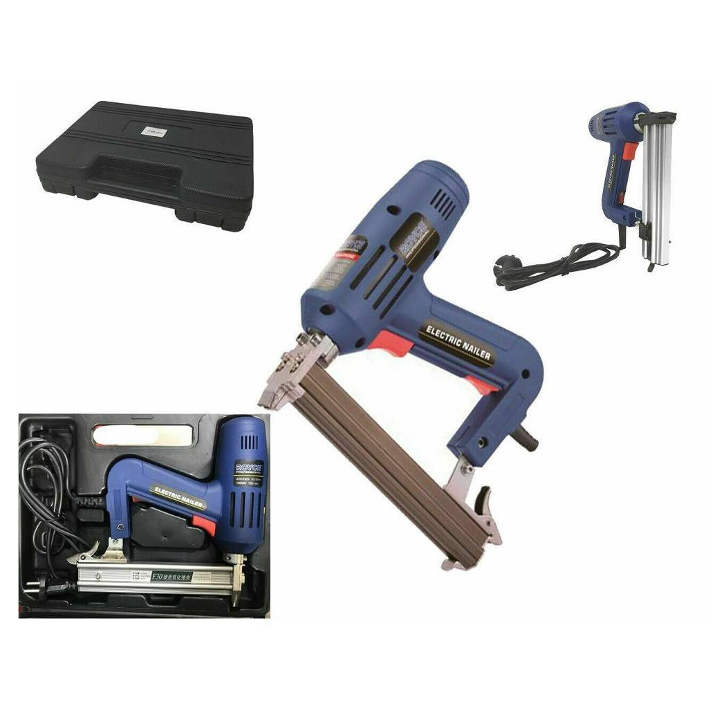 foto del prodotto trade shop chiodatrice graffettatrice spillatrice elettrica f30 1800 watt 10 30 mm 