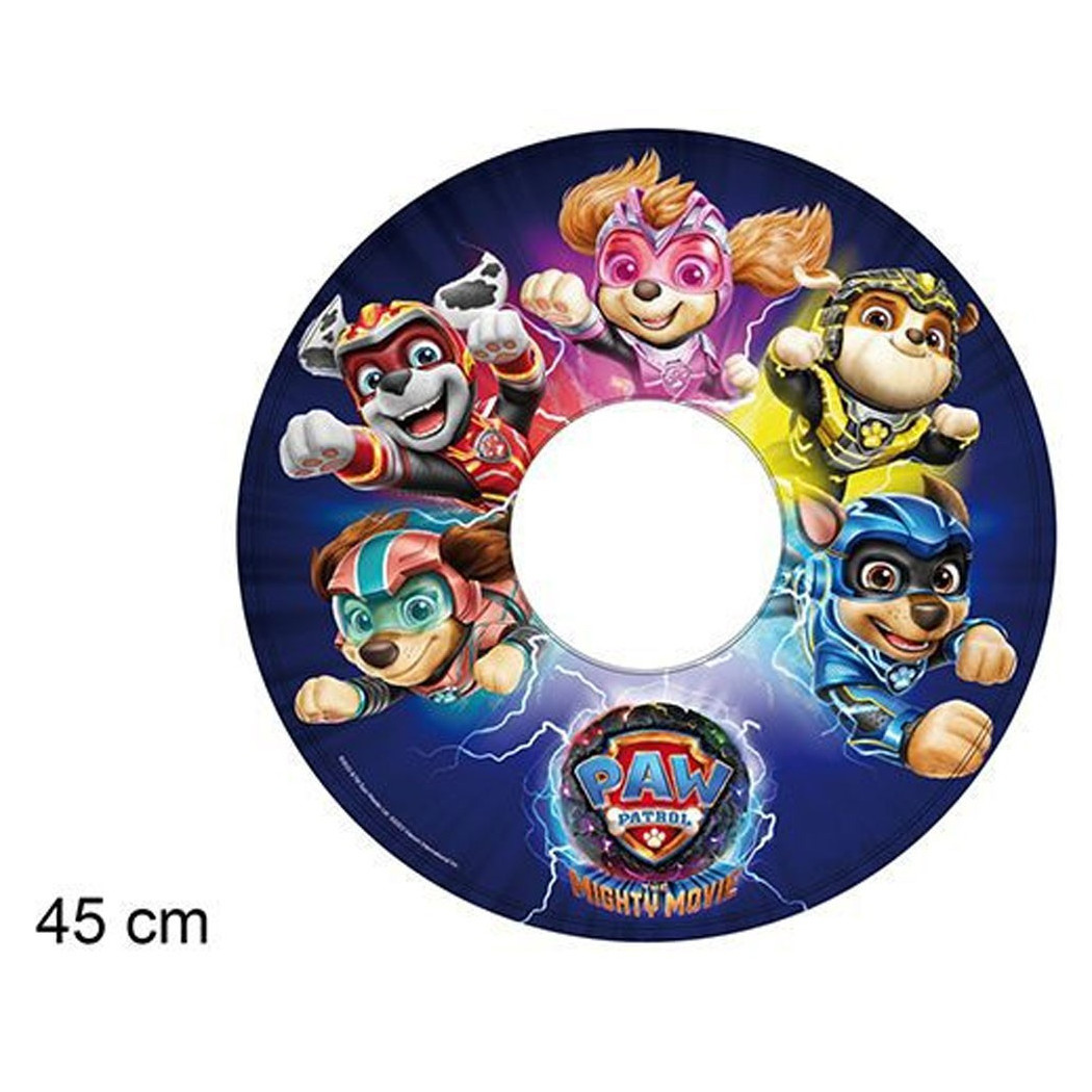 foto del prodotto trade shop ciambella gonfiabile paw patrol mare piscina nuoto per bambini salvagente 45 cm 