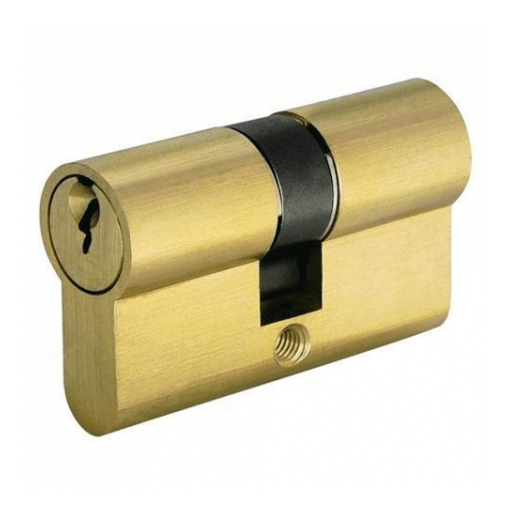 foto del prodotto trade shop cilindro ovale da infilare lucchetto 60 mm con chiavi porta serratura lucchetto 