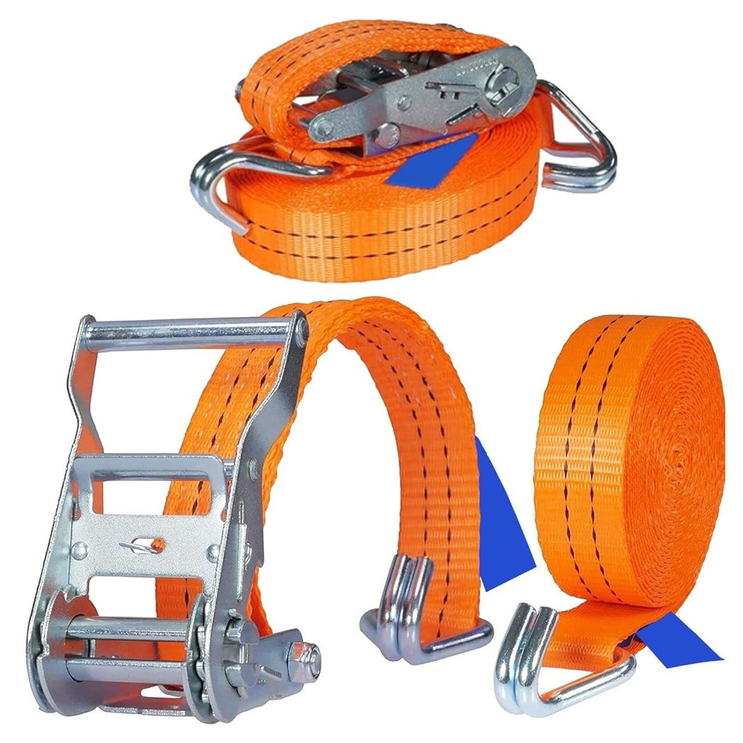 foto del prodotto trade shop cinghia di tensione 10mtx50mm con cricchetto tirante fasce cricchetto ancoraggio 