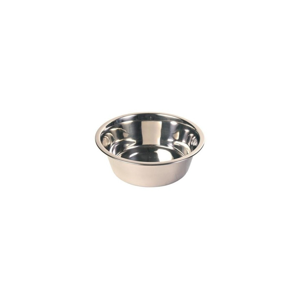 foto del prodotto trade shop ciotola 22cm contenitore mangiatoia per cani cane gatto animali domestici in alluminio cibo acqua 