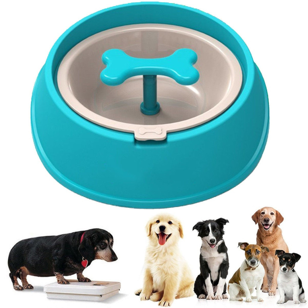 foto del prodotto trade shop ciotola antisoffocamento anti ingozzamento obesita 39 cane cani gatto 0.4l 