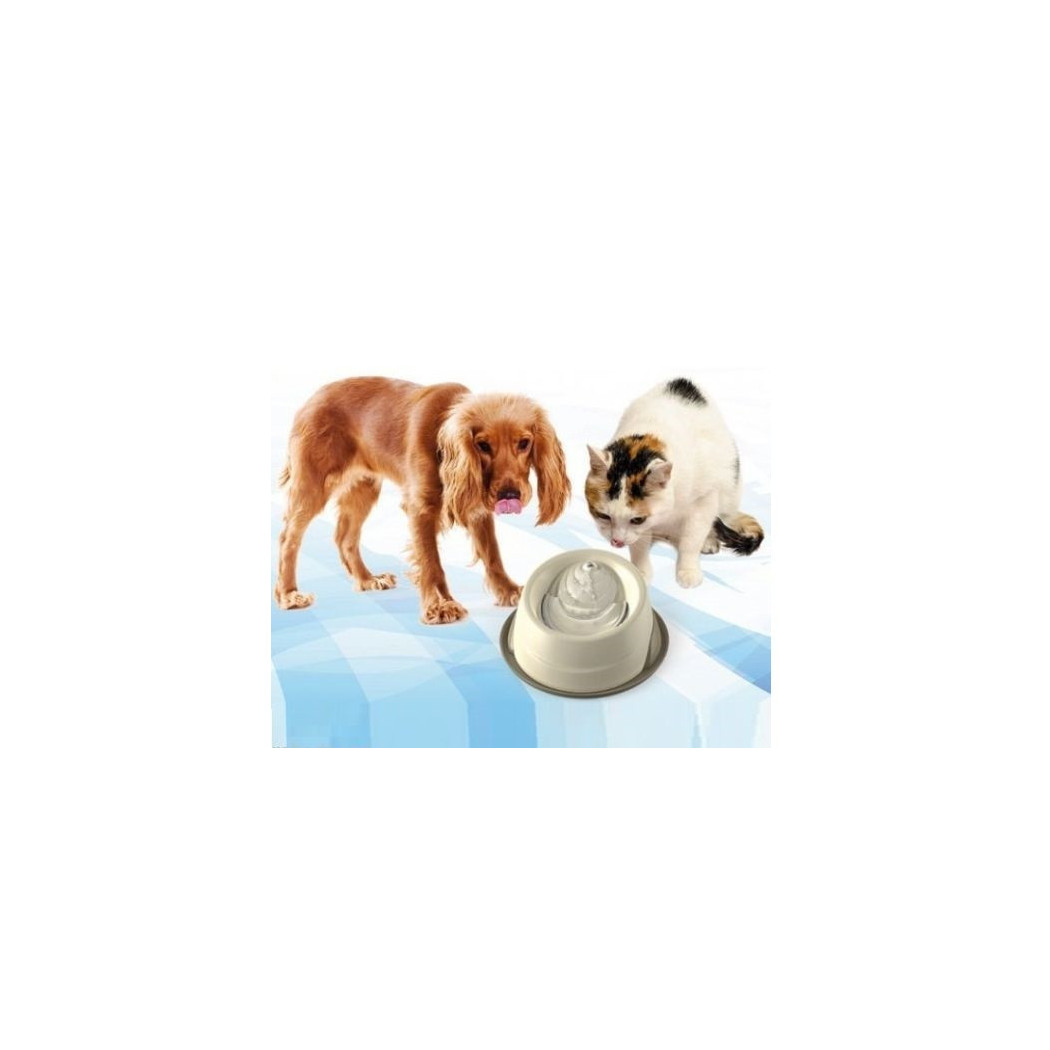foto del prodotto trade shop ciotola automatica fontana vassoio acqua corrente per cane e gatto anti scivolo 