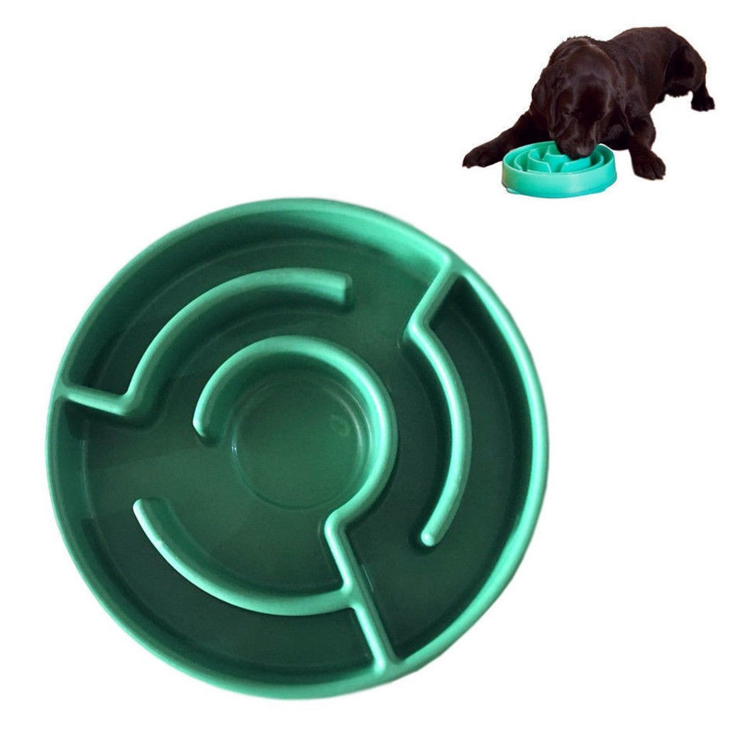 foto del prodotto trade shop ciotola labirinto plastica per cocker cane gatto animali domestici mangiatoia 