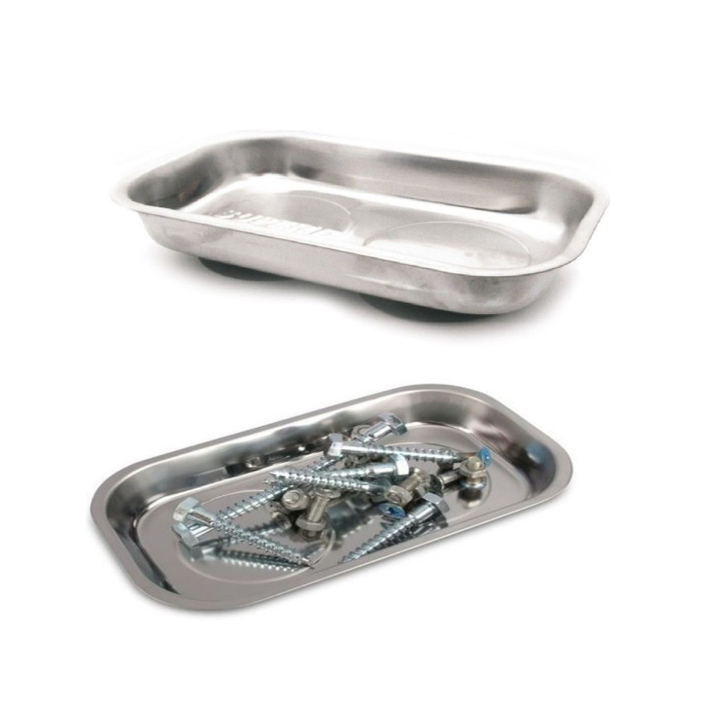 foto del prodotto trade shop ciotola vaschetta magnetica rettangolare 140x240x28mm montaggio porta utensili 