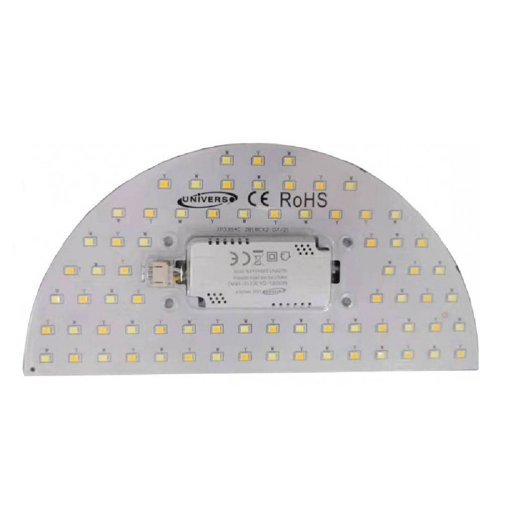 foto del prodotto trade shop circolina a mezzaluna disco led calamita 12w 3 toni di colore luce 1200lm ca 3c 