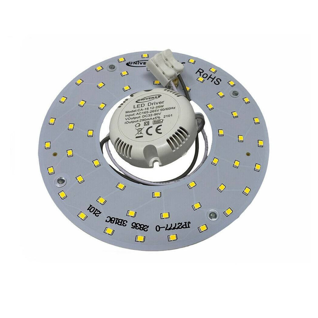 foto del prodotto trade shop circolina led modulo neon circolare 16 watt ip20 ricambio plafoniere luce ca 16 bianco naturale 