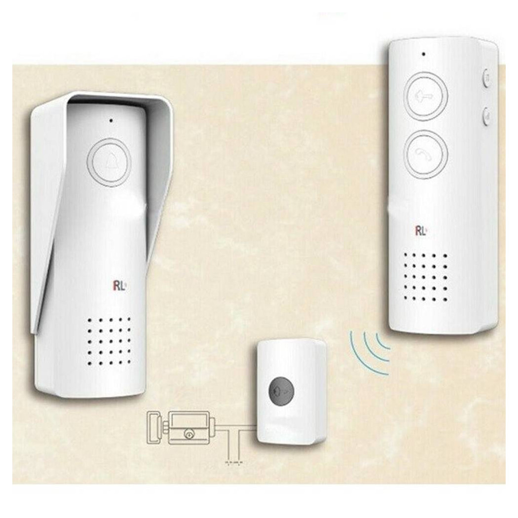 foto del prodotto trade shop citofono wireless senza fili da esterno campanello monofamiliare casa rl 0518l 