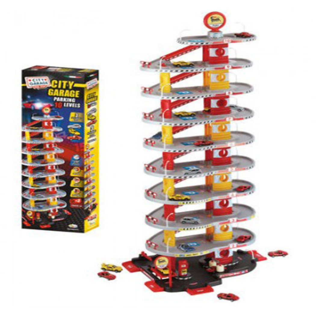 foto del prodotto trade shop city garage parcking parcheggio levels 10 livelli multipiano giochi per bambini 