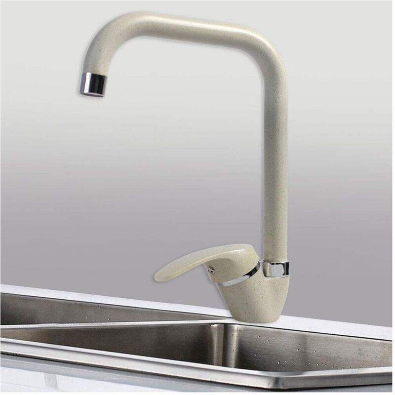 foto del prodotto trade shop cleafe miscelatore canna quadrato 52947 doppio foro monocomando rubinetteria 