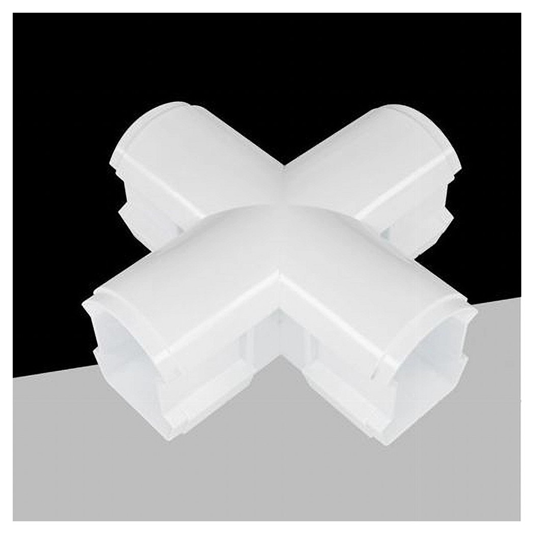 foto del prodotto trade shop connettore giunto a x per connessioni plafoniere lineari raccordabili yl20 x 