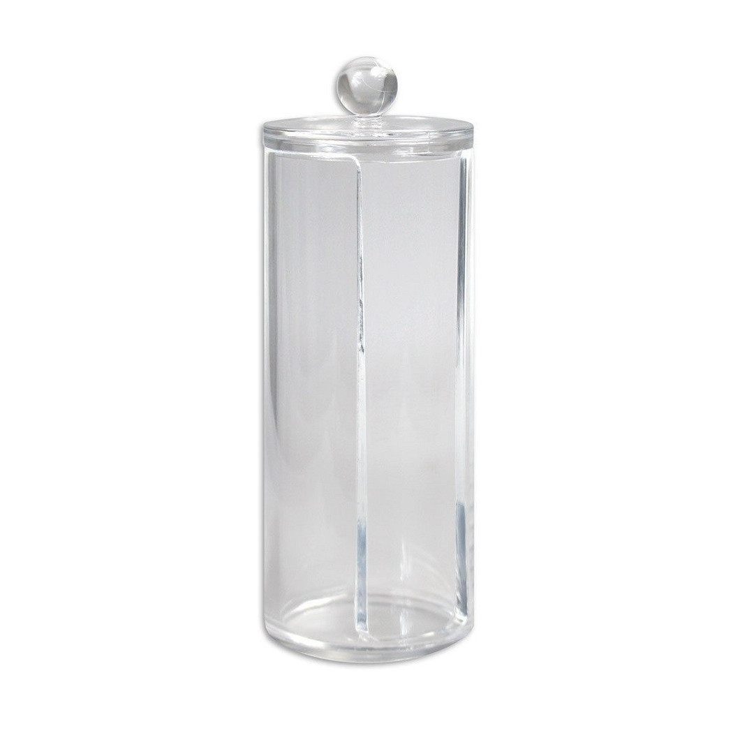 foto del prodotto trade shop contenitore dispenser dischetti cotone struccanti foro coperchio organizer 10240 