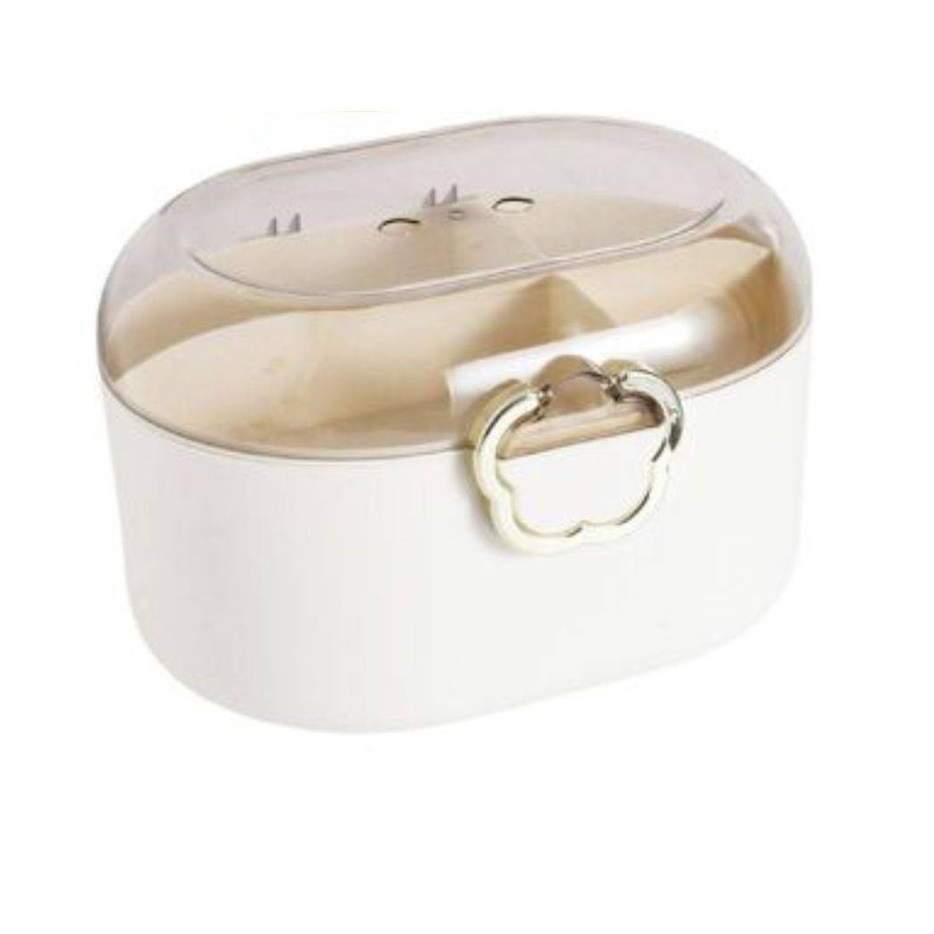 foto del prodotto trade shop contenitore organizzatore per cassetti arredamento colore bianco dim. 27x24x18cm 