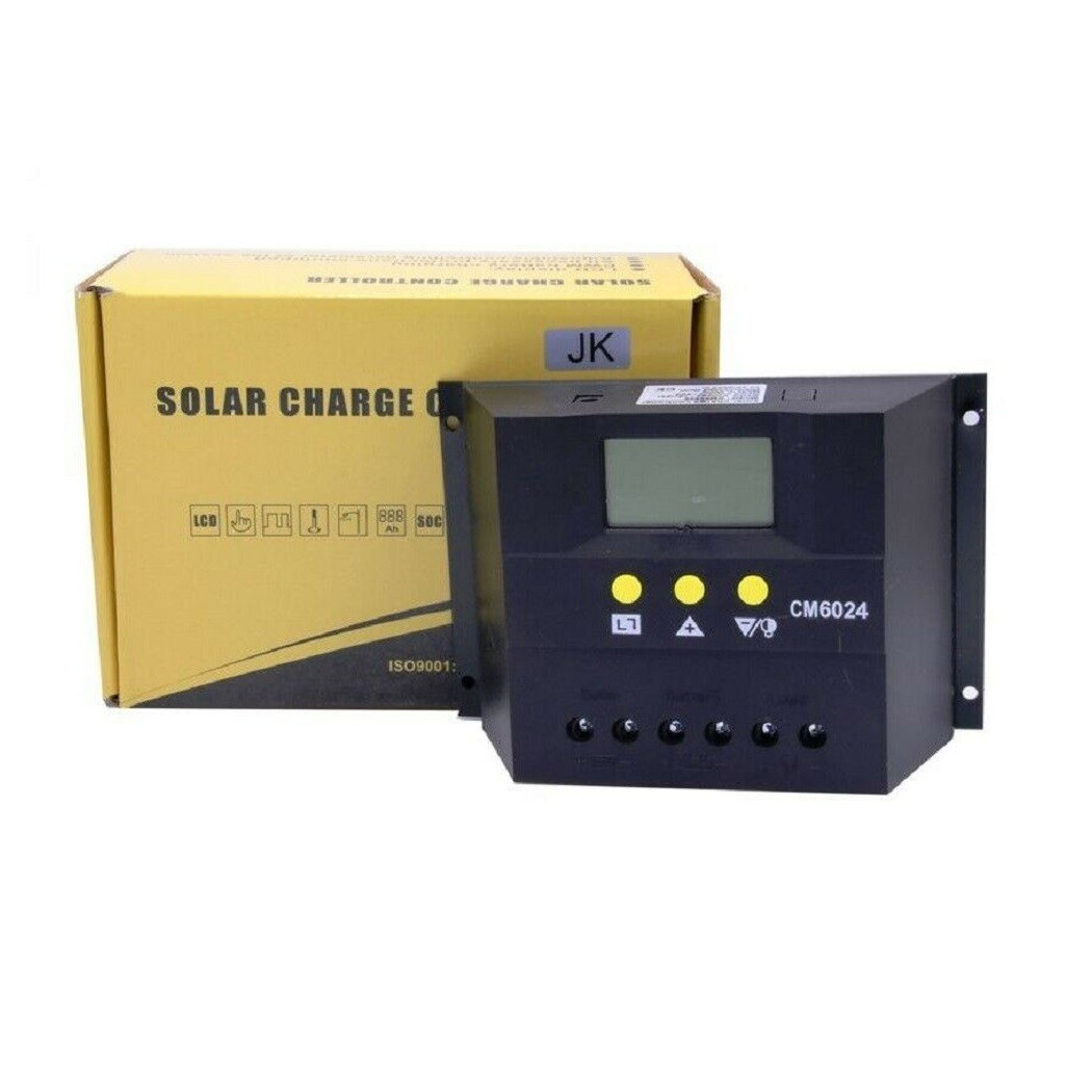 foto del prodotto trade shop controller regolatore di carica pannelli solari 12v 24v 60a automatico 