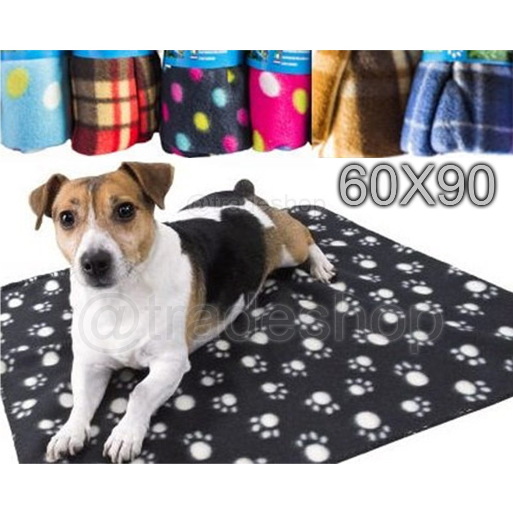 foto del prodotto trade shop coperta copertina per animali cani gatti plaid in pile 60x90 accessori 