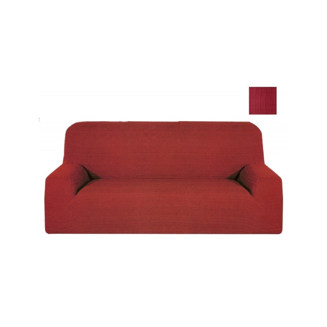 foto del prodotto trade shop copridivano 4 posti estendibile da 170 a 280 cm copri divano elasticizzato color bordeaux