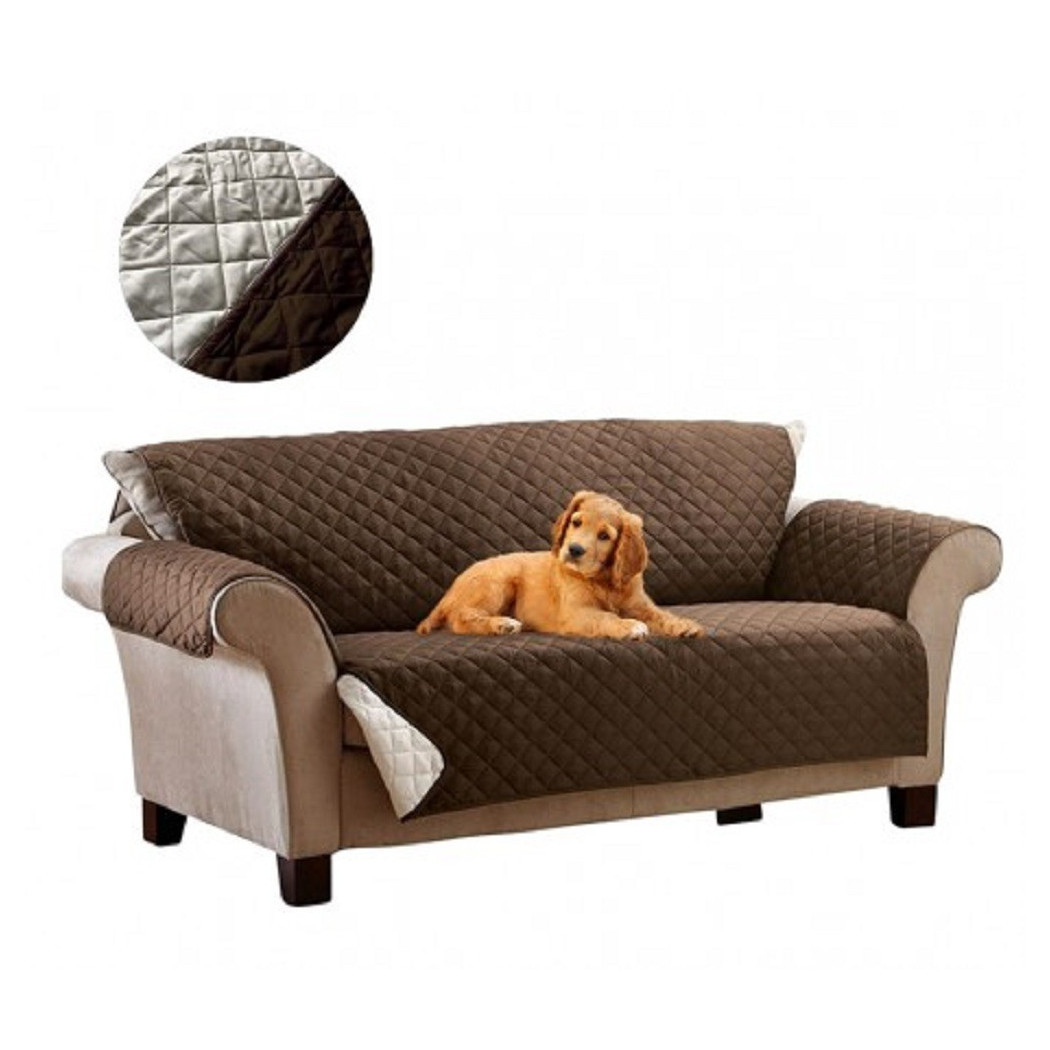 foto del prodotto trade shop copridivano double face 2 posti per animali proteggi da peli 140 x 170 cm 
