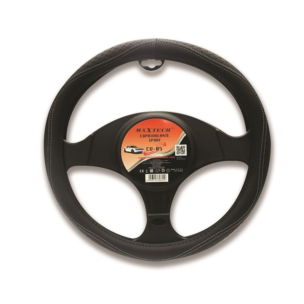 foto del prodotto trade shop coprivolante antiscivolo per auto universale sterzo fodera interno maxtech cv 05 