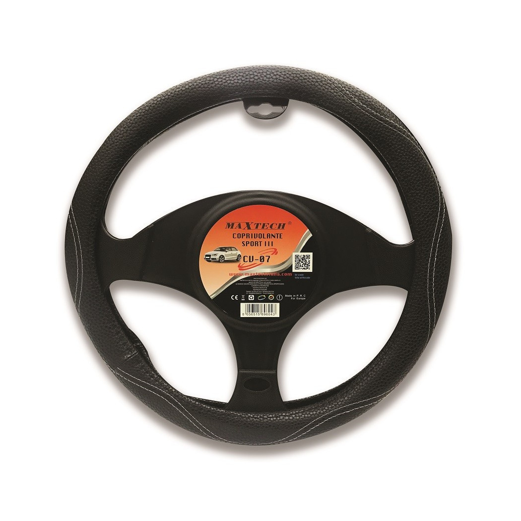 foto del prodotto trade shop coprivolante fodera per sterzo sport iii per auto interno universale maxtech cv 07 